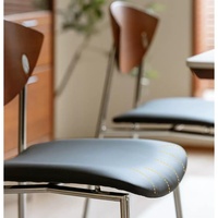 Vente en gros de chaises en forme d'oiseau Chaises rétro nordiques Home Light Chaises de salle à manger en fer de luxe à dossier simple