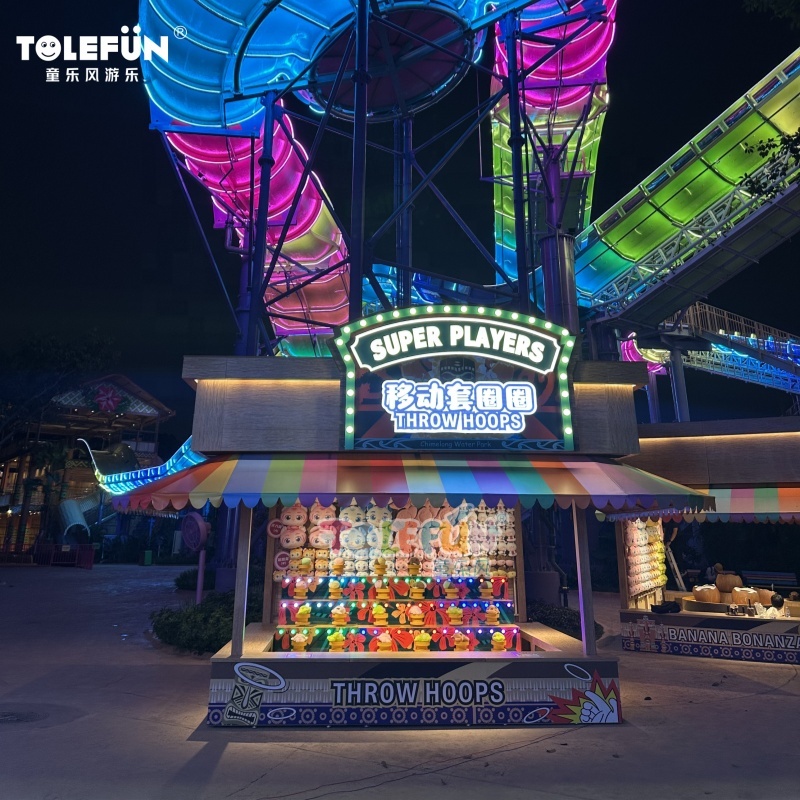 Tolefun Factory's Top-Design Electric Toss Machine Indoor Carnival Booth Games Prize for Adventure Park Big Teeth Souk Prizes
