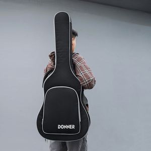 Caja de Violín de compresión ligera y resistente a los golpes de tamaño completo con muestra gratis, correa de hombro ajustable, funda de guitarra, bolsa de concierto - Product Image 4