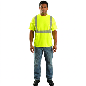 T-shirts et polos de sécurité haute visibilité réfléchissants pour la construction et la protection professionnelle (vente en gros) - Product Image 1