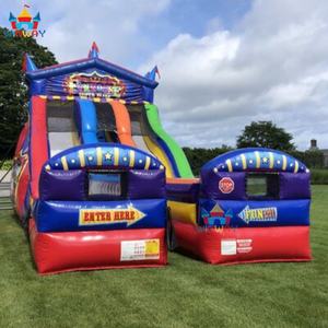 Casa de Juegos Inflable Económica para Carnaval con Doble Tobogán - Material de PVC Resistente, Diversión para Niños y Adultos, Uso Residencial y Escolar - Product Image 6