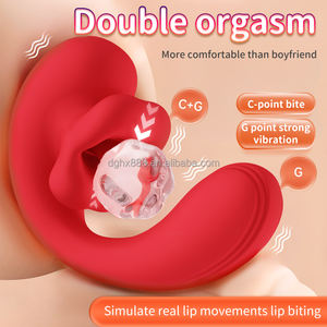 Vibratore di Alta Qualità per Punto G con Funzione di Leccata, Progettato Appositamente per Donne, Masturbatore con Funzione di Morso, Giocattolo Sessuale per Adulti - Product Image 2