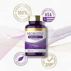 OEM Logo personalizzato integratore probiotico 50 miliardi + prebiotici 60 capsule vegane per adulti assistenza sanitaria intestinale - Product Image 6
