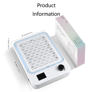 ZHI JIA Colector de Polvo de Uñas Silencioso y Potente con Motor sin Escobillas, Plástico Cuadrado, 80W, Recolector de Polvo Silencioso y Potente para Uñas - Product Image 5