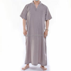 Vestido musulmán de estilo saudita, ropa árabe, Thobe, Thawb, <span class=keywords><strong>Galabiya</strong></span>, caftán, Jabah - Product Image 1