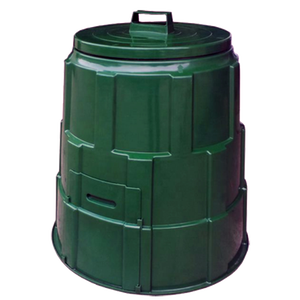 Jardin en plein air En Plastique PEHD Assemblage Cylindrique livraison Compost Bin Baril poussière Seau avec couvercle - Product Image 2
