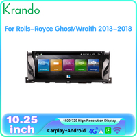 Unité principale Android 10,25 pouces pour Rolls-Royce Ghost/Wraith 2013-2018 Autoradio Navigation Stéréo GPS Autoradio CarPlay sans fil