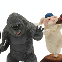 Set de Figuras de Acción de Kung Fu Animal Life, Juguetes de Diseño con Personajes de Animales, Colección para Exhibición en Escritorio