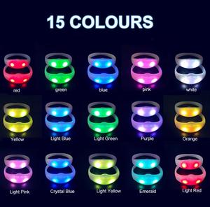 Festival musicale cambiamento di colore suono attivato braccialetti a LED lampeggianti regolabili led lampeggiante bracciale luce a LED - Product Image 4