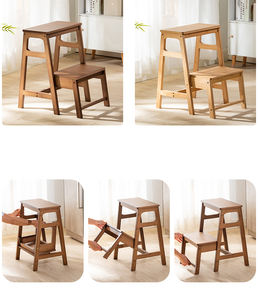 Taburete <span class=keywords><strong>plegable</strong></span> <span class=keywords><strong>de</strong></span> 2 escalones <span class=keywords><strong>de</strong></span> bambú, taburete <span class=keywords><strong>de</strong></span> <span class=keywords><strong>escalera</strong></span> <span class=keywords><strong>de</strong></span> <span class=keywords><strong>madera</strong></span>, Banco <span class=keywords><strong>de</strong></span> Bambú - Product Image 5