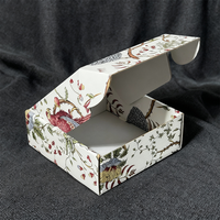 Boîtes d'emballage personnalisées en forme de machine volante, carton ondulé écologique recyclable avec gaufrage pour vêtements, bijoux, cadeaux, petits articles