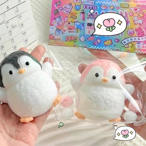 Juguete Blando de Pingüino con Vientre Redondo, Juguete Sensorial Antiestrés de Rebote Lento, Juguete Fidget, Caja Sorpresa, Regalo para Niños - Product Image 1