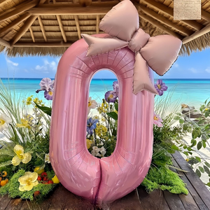 2 Grandi <span class=keywords><strong>Palloncini</strong></span> Opachi a Forma di Fiocco Rosa, 32 Pollici - Adatti per Feste di <span class=keywords><strong>Compleanno</strong></span>, Matrimoni, Anniversari, Festival - Product Image 3