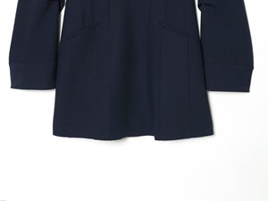 Gaun mini wanita model baru 2026, gaya kasual modis, aksen kerah dan saku, gaun lengan panjang retro nan chic. - Product Image 5