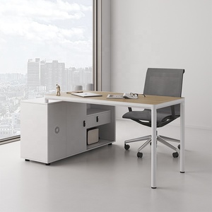 <span class=keywords><strong>Table</strong></span> de secrétaire de bureau en forme de L, meuble de bureau, moderne, avec tiroirs de rangement, nouveau Design, 2022 - Product Image 1