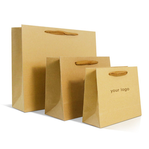 Bolsas de papel de comida rápida ecológicas impresas personalizadas en relieve biodegradables - Product Image 3