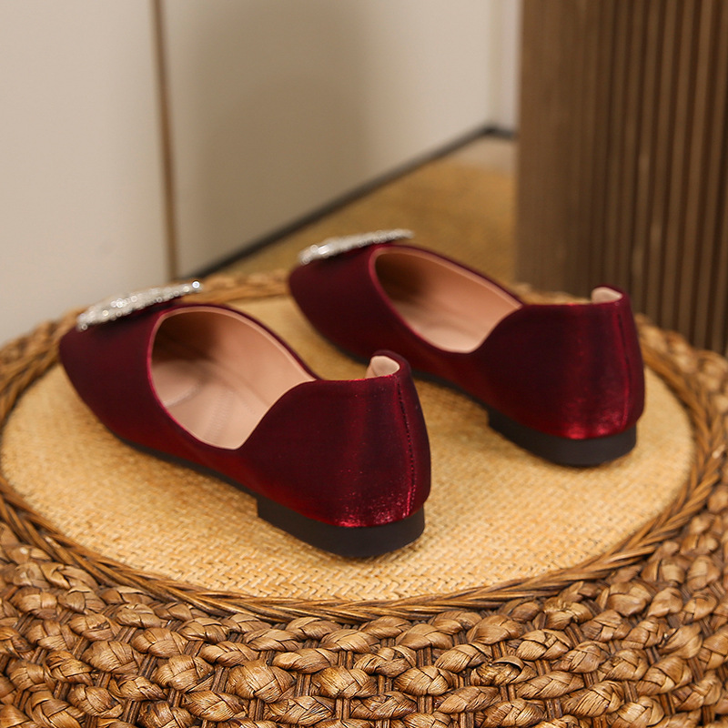 Flat Single Shoes 35-43 Large Size Soft Sole Women Sandals Shoes 2023 Casual Bean Shoes