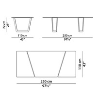 Table à manger pliante en marbre minimaliste italien Baxter avec pieds en métal et ensemble de chaises de luxe pour salle à manger au sol plat extra-longue