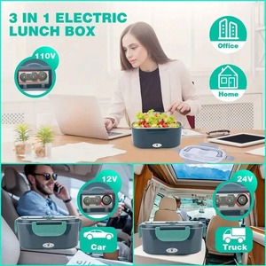 Calentador de Comida Portátil para Lonchera, para Auto o Casa - Hermético, Calentamiento en Microondas, Ideal para Camioneros - Product Image 3