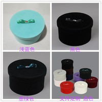 Boîte d'emballage cylindrique de luxe en carton personnalisée avec logo, pour extensions de cheveux, avec gaufrage, pelliculage mat et revêtement UV