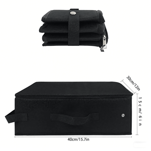 Leichte enthalten Abfall und Geruch Faltbare Haustiers treu Tragbare Kitty Katze Reise Katzen toilette mit Deckel für Autofahrten, Hotel Stay - Product Image 5