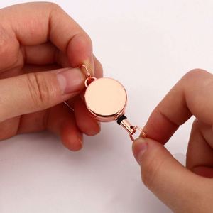 Llavero Telescópico de Acero Personalizable de Alta Calidad, Creativo, con Impresión UV, para Tarjetas de Acceso, Correa para Colgar, Portátil, para Identificación - Product Image 5