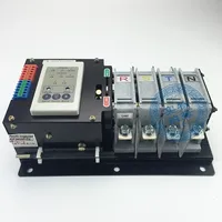 Commutateur de transfert automatique WHK-63N2 10A 4P avec contrôleur intelligent, ATS fiable 6kA pour générateur et alimentation de secours domestique