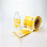 Film rétractable thermoscellé durable à succès, impression personnalisée, étiquette rétractable pour l'emballage des bouteilles de boissons