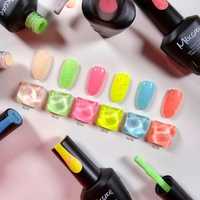 Mixcoco 2026 Vernis à Ongles Gel UV OEM Esmaltes Paillettes Effet Fromage 15 ml Vernis Manucure Gel à Marque Privée