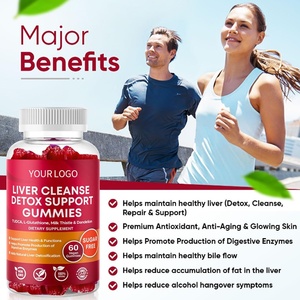 Bán Buôn 100% Tinh Khiết Hữu Cơ Tự Nhiên Đường Miễn Phí Sức Khỏe Gan Hỗ Trợ Làm Sạch Detox & Sửa Chữa Gummy Bổ Sung Với Cây Kế Sữa - Product Image 2