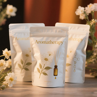 Emballage de sac de sachets écologique personnalisé pochette debout sac d'aromathérapie en plastique sécurisé à encoche déchirable