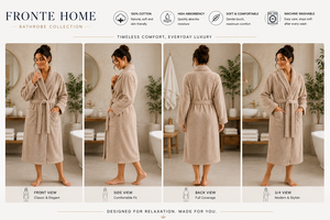 Toalla de baño de lujo de 600 GSM, 100% algodón turco, súper absorbente, extra grande, para resort, hotel, spa - Product Image 6