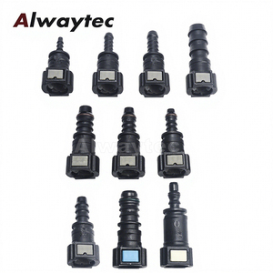 Conector Rápido de 180 Grados en Oferta, Conector de Liberación Rápida de 9.49 mm Compatible con Sistemas de Combustible ID6 ID8 ID10 - Product Image 1