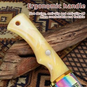 Cuchillo de Carnicero DAIGAYA, Cuchillo de Acero Inoxidable para Camping, Hoja de Punta Caída, Borde Recto, Plástico, 3mm de Grosor, Multiusos, DIY, OEM - Product Image 4