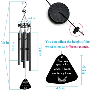 Memorial Carillon di Vento per la Perdita di Una Persona Cara Simpatia Regali Windchimes Rememberance Al di Fuori del <span class=keywords><strong>Giardino</strong></span> - Product Image 4