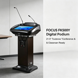 Podio Digital con Pantalla Táctil de 21.5 Pulgadas, CE ISO RoHS, Inclinación Eléctrica, Multimedia, para Escuelas y Salas de Conferencias - Product Image 1