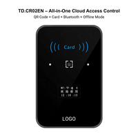 PORTEVIX TCP/IP Ethernet Imperméable Lecteur de Code QR Accès Cloud Tout-en-un Machine de Contrôle d'Accès NFC Lecteur de Carte IC Wi-Fi Intégré Bureau Intelligent