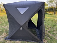 Tente de chasse et sauna Warmfire camouflage Oxford 300D/600D imperméable triple couche 4 saisons ouverture rapide automatique une chambre