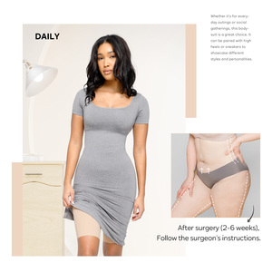 Body pour femmes <span class=keywords><strong>de</strong></span> style colombien S-3XL personnalisé contrôle du ventre niveau ferme Shaper minceur Corset respirant Body Shapewear - Product Image 4