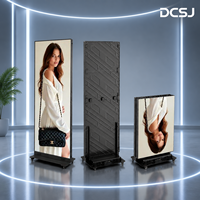 Pantalla LED Plegable para Interiores con Batería, Pantalla LED de Espejo P1.86 P2 P2.5 con Función de Animación