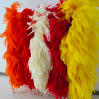 Boa en plumes d'autruche douces, plumes de poussin, plumes moelleuses, vente en gros pour fête, mariage, costume, décoration de scène burlesque