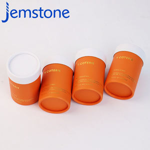 Eco friendly logotipo personalizado cilindro de papel puede embalaje redondo caja de tubo de papel de té - Product Image 2