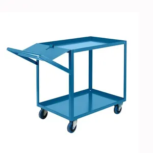 JH-Mech Picking List Holder Cart Practical Timesaving Heavy Gauge Steel Metal Warehouse Order Picking Cart