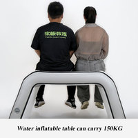 Table pliante portable gonflable pour la pêche, le camping en plein air et les pique-niques