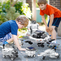 Jouets Scientifiques Solaires en Gros : Kit Robotique Rechargeable Solaire 6-en-1 Flotte Spatiale à Assembler pour Enfants