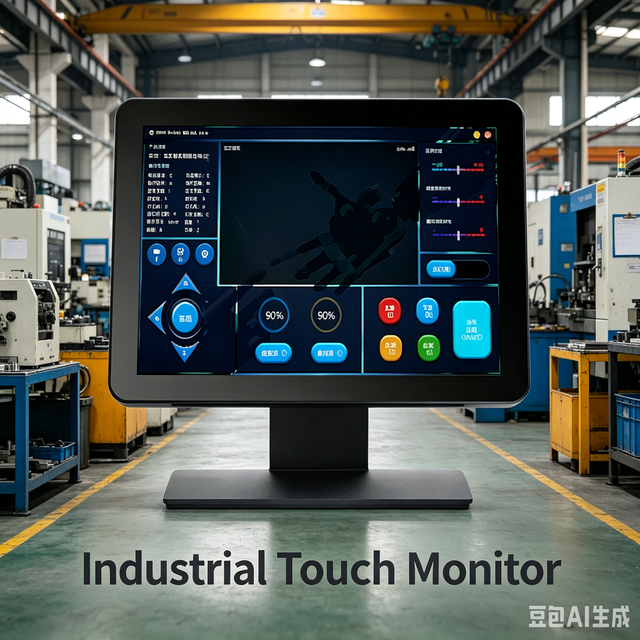 ROHS 15 Inch 4:3 TFT LCD Touch Screen Monitor IP65 Dustproof Waterproof Industrial Panel PC for POS Restaurant Automation