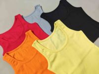 Setelan Santai Wanita 2 Potong Rajutan Bergaris dari Katun dengan Tank Top Tanpa Lengan dan Celana Pendek Pinggang Tinggi Pakaian Aktif Musim Panas 2026