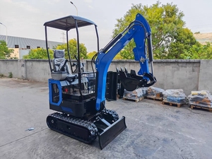 Miniexcavadora de cadenas marca YHMG W10 de 1 tonelada, maquinaria de construcción para uso doméstico, agrícola y de jardinería, en stock para la venta. - Product Image 2