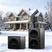 Bomba de Calor Monobloque R290 de 9.5kW a 18.5kW, Bajo Nivel de Ruido, A++, para Calefacción Doméstica, Control WIFI, Certificación CE, Bomba de Calor de Aire