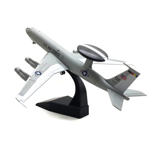 Modèle d'avion en alliage Boeing <span class=keywords><strong>E</strong></span>-<span class=keywords><strong>3</strong></span> <span class=keywords><strong>Sentry</strong></span> AWACS américain 1/200, avion de prévention des accidents aériens, collection d'objets de décoration - Product Image 1